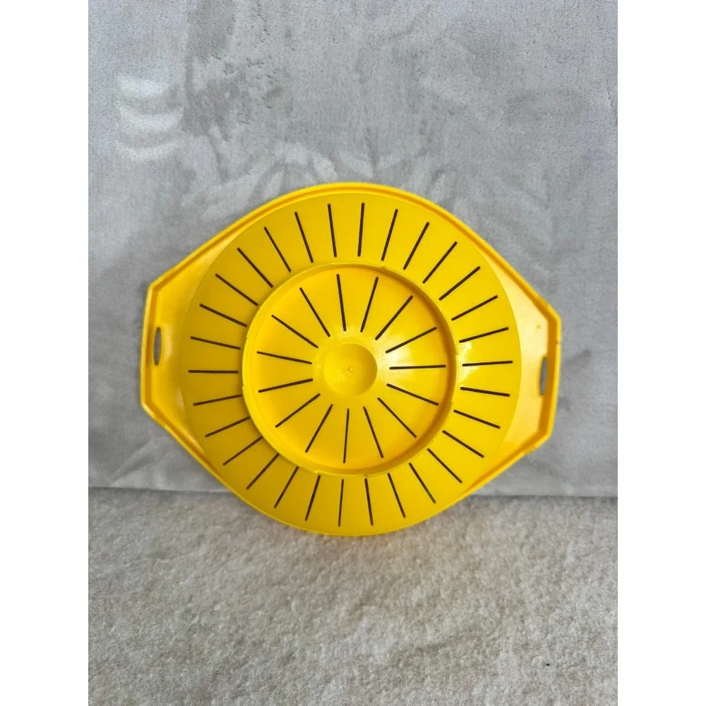 Yellow‎ Plastic Strainer Colander Bowl Kitchen Gadget Draining Basket